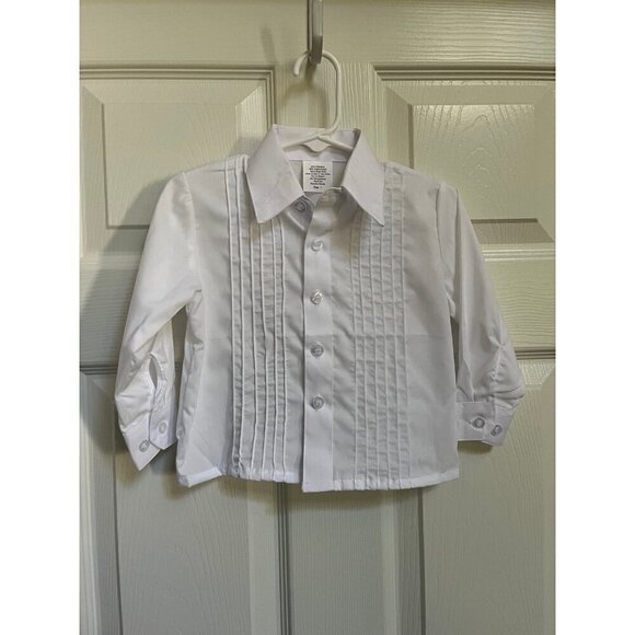 White Boys Dress Shirt NEW - Picture 1 of 2